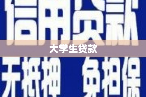 新青大学生贷款