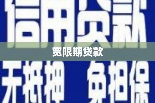 新青宽限期贷款