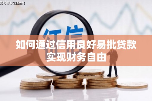 新青如何通过信用良好易批贷款实现财务自由