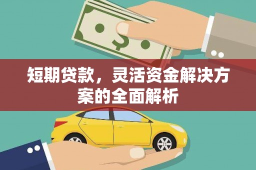 新青短期贷款，灵活资金解决方案的全面解析