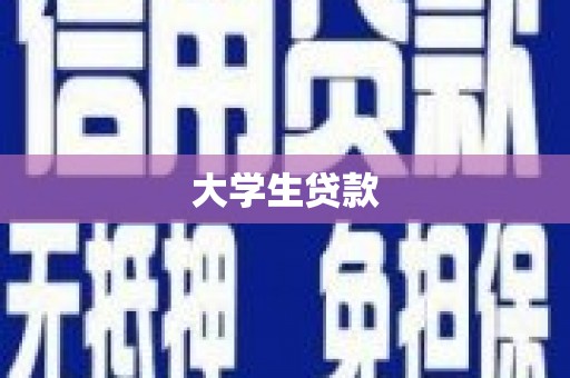 新青大学生贷款