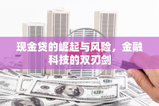 新青现金贷的崛起与风险，金融科技的双刃剑