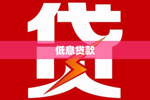 新青低息贷款