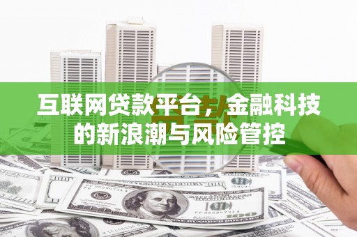 新青互联网贷款平台，金融科技的新浪潮与风险管控