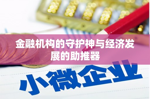 新青金融机构的守护神与经济发展的助推器